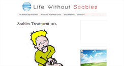 Desktop Screenshot of lifewithoutscabies.com