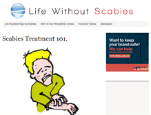 Tablet Screenshot of lifewithoutscabies.com